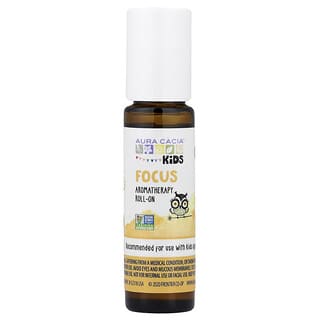 Aura Cacia, Lasten aromaterapia roll-on, Focus, 9,2 ml