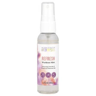 Aura Cacia, リフレッシュ、ワークアウトミスト、59ml（2液量オンス）