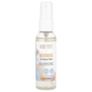 Aura Cacia, ワークアウトミスト、モーティベイト、59ml（2液量オンス）