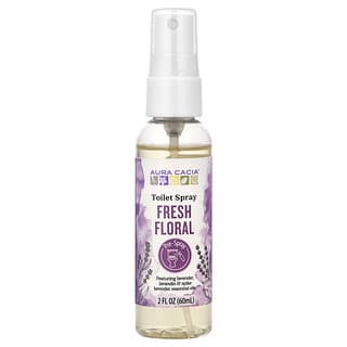 Aura Cacia, Toilet Spray, Fresh Floral, 2 fl oz (60 ml)