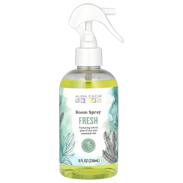Aura Cacia, 룸 스프레이, 프레시, 236ml(8fl oz)