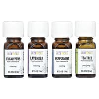 エッセンシャルオイルセット トップ6エッセンシャルオイルセット、6本セット、各10ml（0.33液