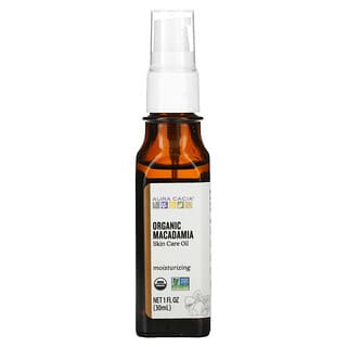 Aura Cacia, Soin naturel de la peau Bio, huile de macadamia, 1 fl oz (30 ml)