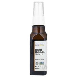 Aura Cacia, Cuidado natural de la piel, Orgánico, Aceite de Macadamia, 1 fl oz (30 ml)