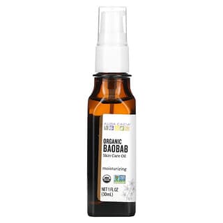Aura Cacia, Aceite de baobab orgánico, Aceite para el cuidado de la piel, 30 ml (1 oz. Líq.)