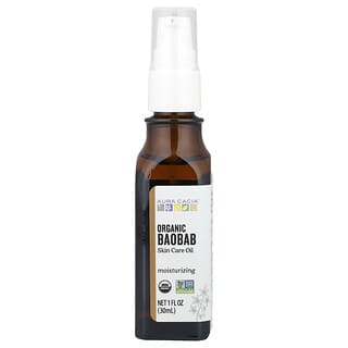 Aura Cacia, Organik Baobab, Cilt Bakım Yağı, 1 fl oz (30 ml)