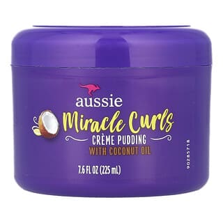 Aussie, Miracle Curls, Creme Pudding With Coconut Oil, Puddingcreme mit Kokosnussöl, 225 ml (7,6 fl. oz.)