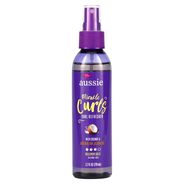 Aussie, Miracle Curls（ミラクルカールズ）、カールリフレッシャー、170ml（5.7液量オンス）