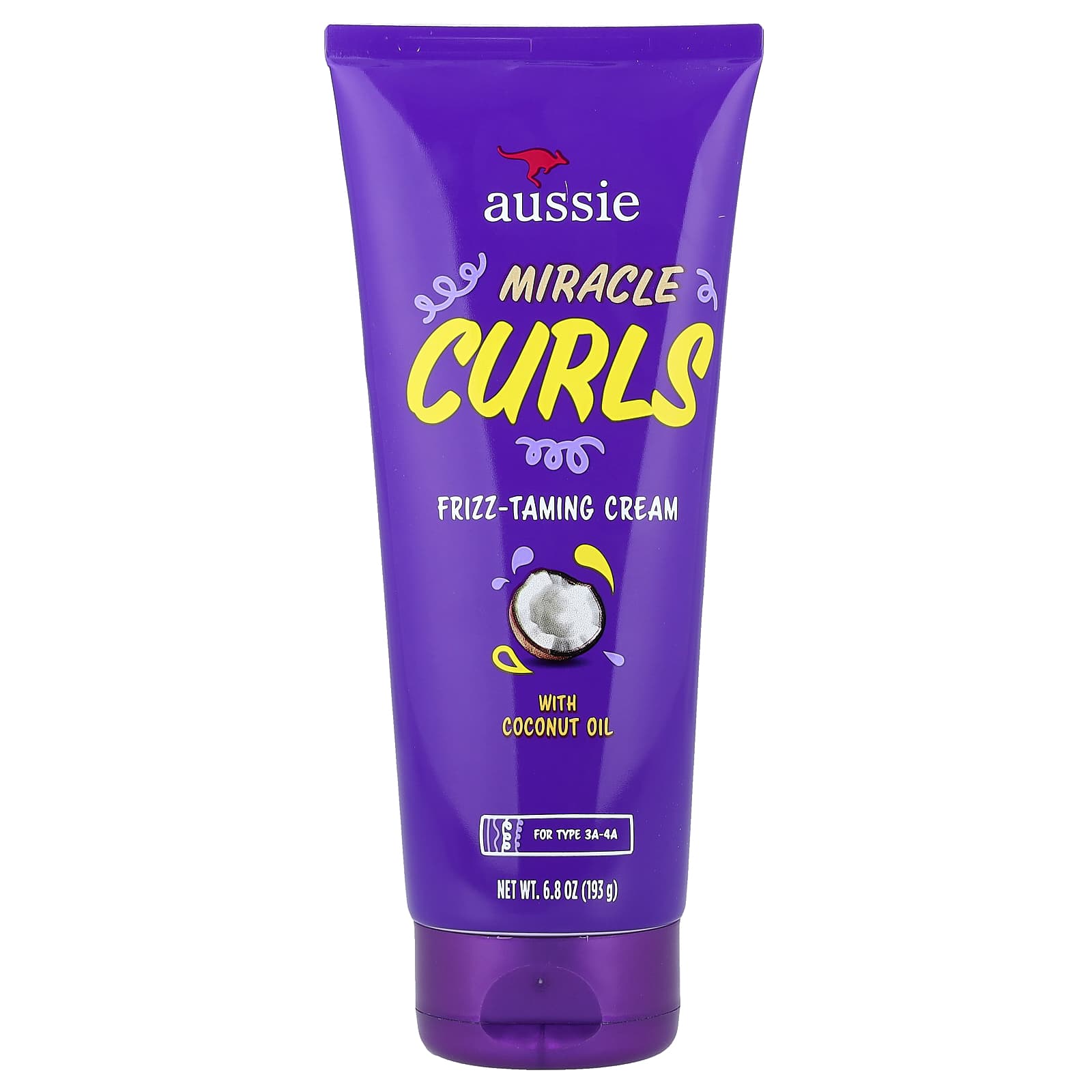 Miracle Curls, Creme para Controlar o Frizz com Óleo de Coco, 193