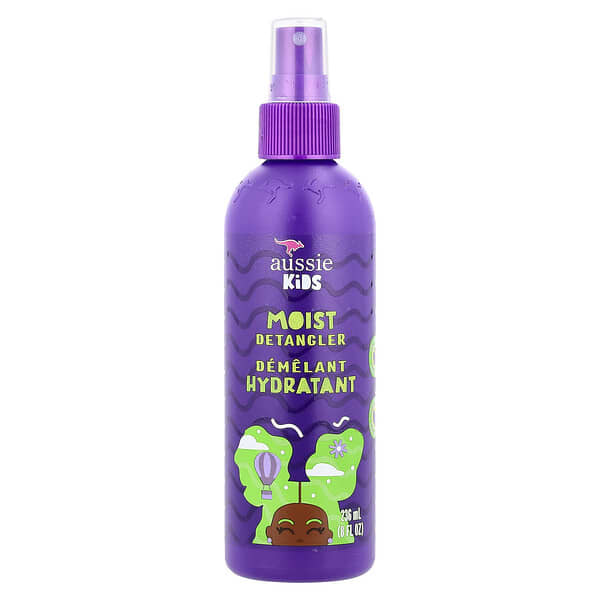 Aussie, 어린이용, 모이스트 디탱글러, 써니 트로피칼 프루트, 236ml(8fl oz)