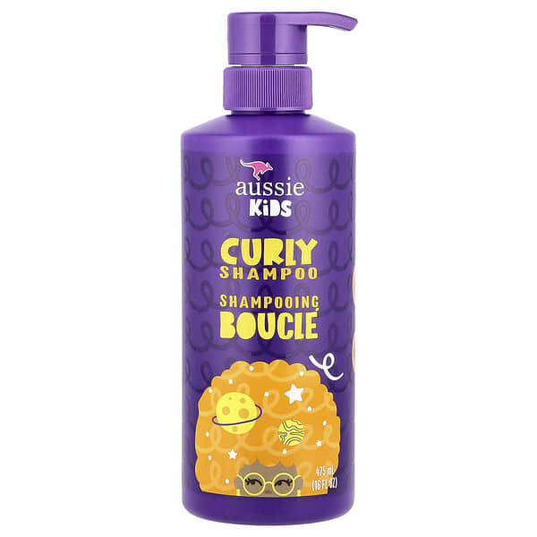 Aussie, 키즈, 컬리 샴푸, 써니 트로피컬 프루트 향, 475ml (16fl oz)