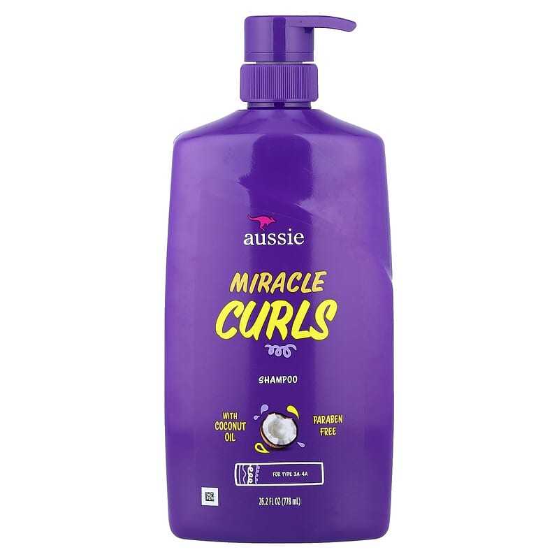 Miracle Curls（ミラクルカールズ）、ココナッツオイル配合シャンプー
