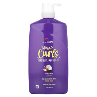 Aussie, Miracle Curls, Condicionador com Óleo de Coco e Jojoba, 778 ml (26,2 fl oz)