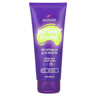 Aussie, Volumen instantáneo, Gel definidor de peinado, Fijación fuerte, 198 g (7 oz)