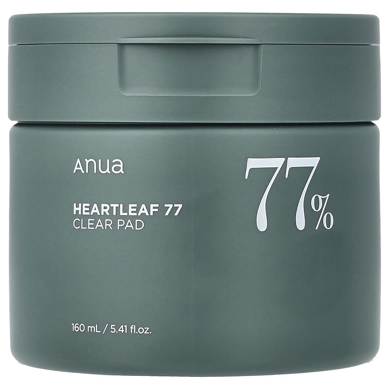 アヌアハートリーフ Anua, Heartleaf 77 Clear Pad, 5.41 fl oz (160 ml) | iHerb