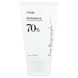 Anua, Hartblad 70% verzachtende crème, 3.38 fl oz (100 ml)