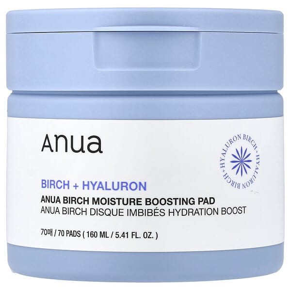 Anua, 자작나무 모이스처 부스팅 패드, 70매
