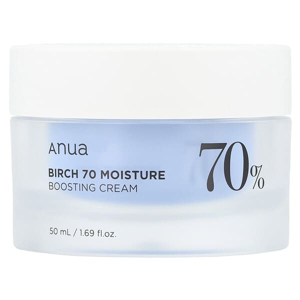 Anua, 樺樹 70 保溼提升霜，1.69 液量盎司（50 毫升）