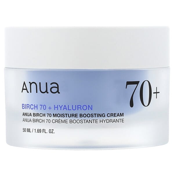 Anua, 버치 70 모이스처 부스팅 크림, 50ml(1.69fl oz)