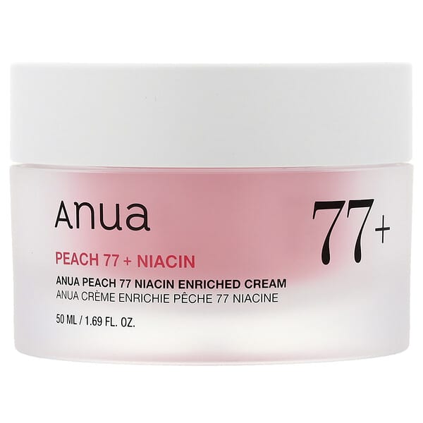 Anua, Peach 77 니아신이 풍부한 크림, 50ml(1.69fl oz)