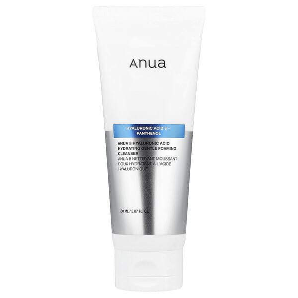 Anua, 8 히알루론산 하이드레이팅 젠틀 포밍 클렌저, 150ml(5.07fl oz)