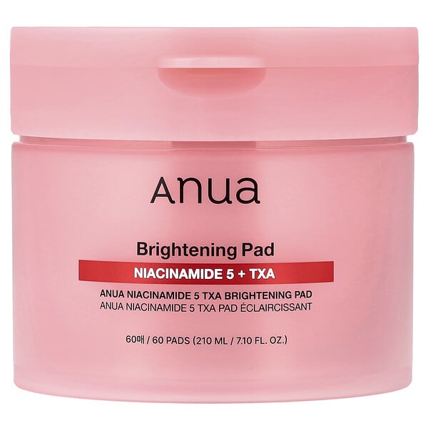 Anua, Esponja Iluminadora de Nicotinamida 5 MXA, 60 Unidades