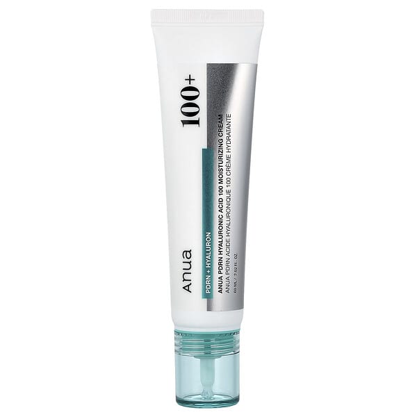 Anua, Crema humectante con ácido hialurónico 100 PDRN, 60 ml (2,02 oz. líq.)
