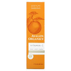 Avalon Organics, Vitamina C, Sérum radiante, 30 ml (1 oz. Líq.)