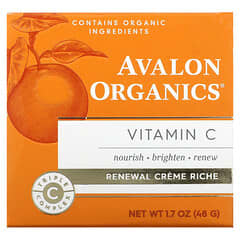 Avalon Organics, Vitamin C, Renewal Creme Riche, 1.7 oz (48 g)