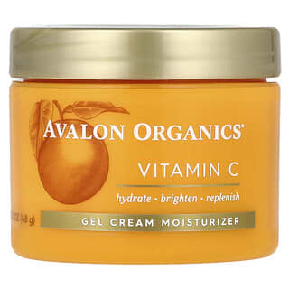 Avalon Organics, Витамин C, увлажняющий гель-крем, 48 г (1,7 унции)