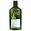 Avalon Organics, 洗髮水，強化，薄荷香，11 液量盎司（325 毫升）