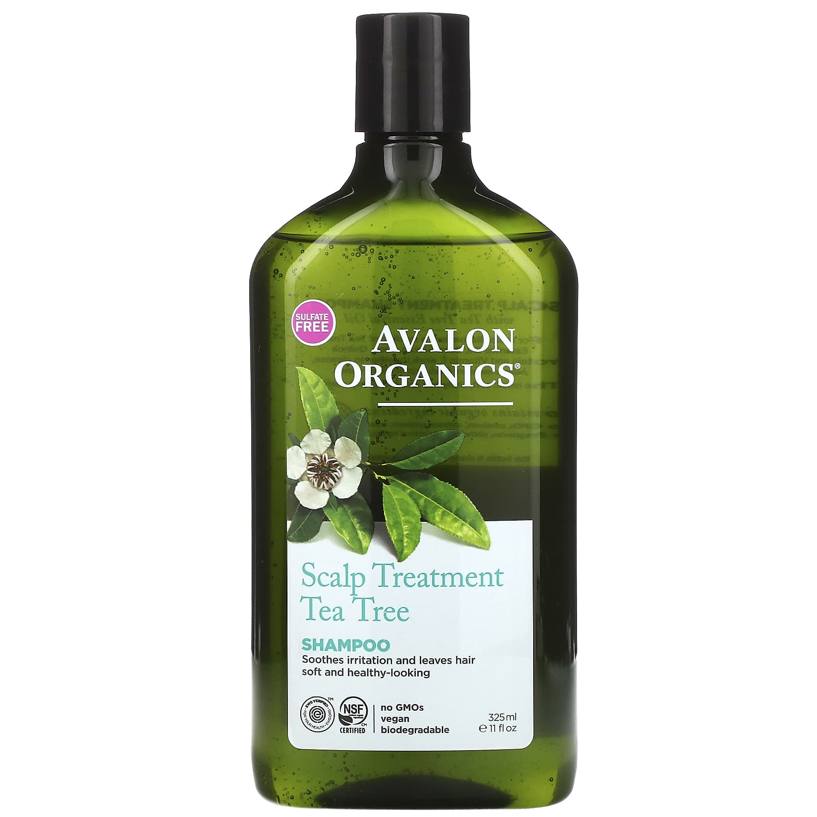 Avalon Organics シャンプー スカルプトリートメント ティーツリー 325ml 11液量オンス