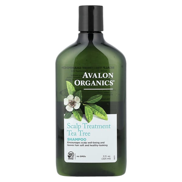 Avalon Organics, 茶樹精油頭皮調理洗髮水，11 液量盎司（325 毫升）