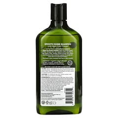 Avalon Organics, Shampoo, Smooth Shine, Step 1, Apple Cider Vinegar, 11 fl oz (325 ml)