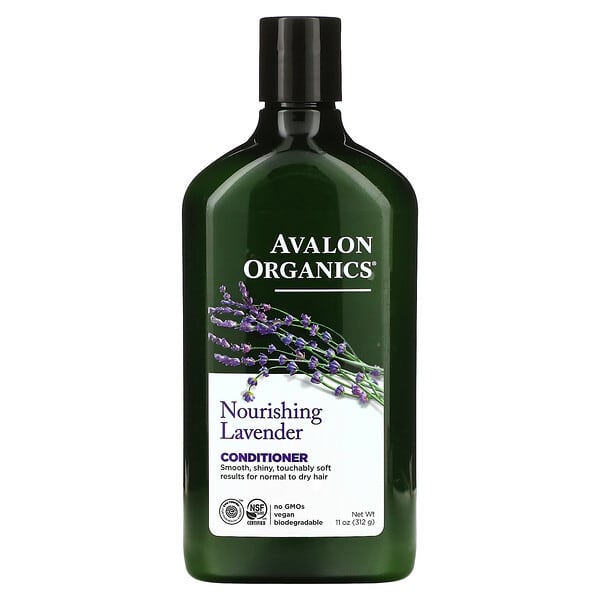 Avalon Organics, Кондиционер, Питательная лаванда, 11 унций (312 г)