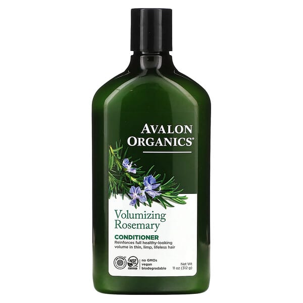 Avalon Organics‏, מרכך, רוזמרין מעניק נפח, 312 גרם (11 אונקיות)