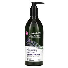 Avalon Organics, Jabón de glicerina para manos, lavanda nutritiva, 12 oz fl (355 ml)