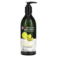 Avalon Organics, Savon pour les mains à la glycérine, Citron rafraîchissant, 355 ml
