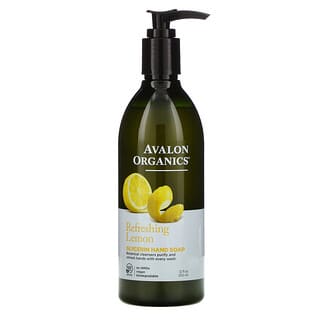 Avalon Organics, Jabón de manos con glicerina, Limón refrescante, 355 ml (12 oz. Líq.)