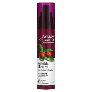 Avalon Organics, Terapia antiarrugas con CoQ10 y rosa mosqueta, Crema de día, 50 g (1,75 oz)