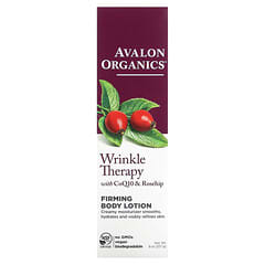 Avalon Organics‏, תחליב גוף ממצק, טיפול לקמטים המכיל CoQ10 וורד הבר, 227 גרם (8 אונקיות)