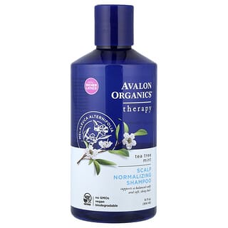 Avalon Organics, шампунь для нормализации состояния кожи головы, чайное дерево и мята, 414 мл (14 жидк. унций)