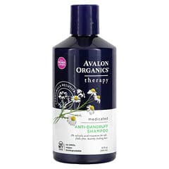Avalon Organics, Champú anticaspa, Chamomilla recutita, 414 ml (14 oz. Líq.)