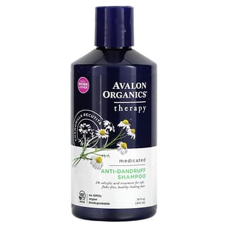Avalon Organics, Shampooing antipelliculaire, Chamomilla Recutita, 414 ml