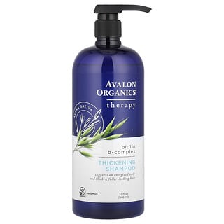 Avalon Organics, Shampooing épaississant, Complexe à la biotine, 946 ml