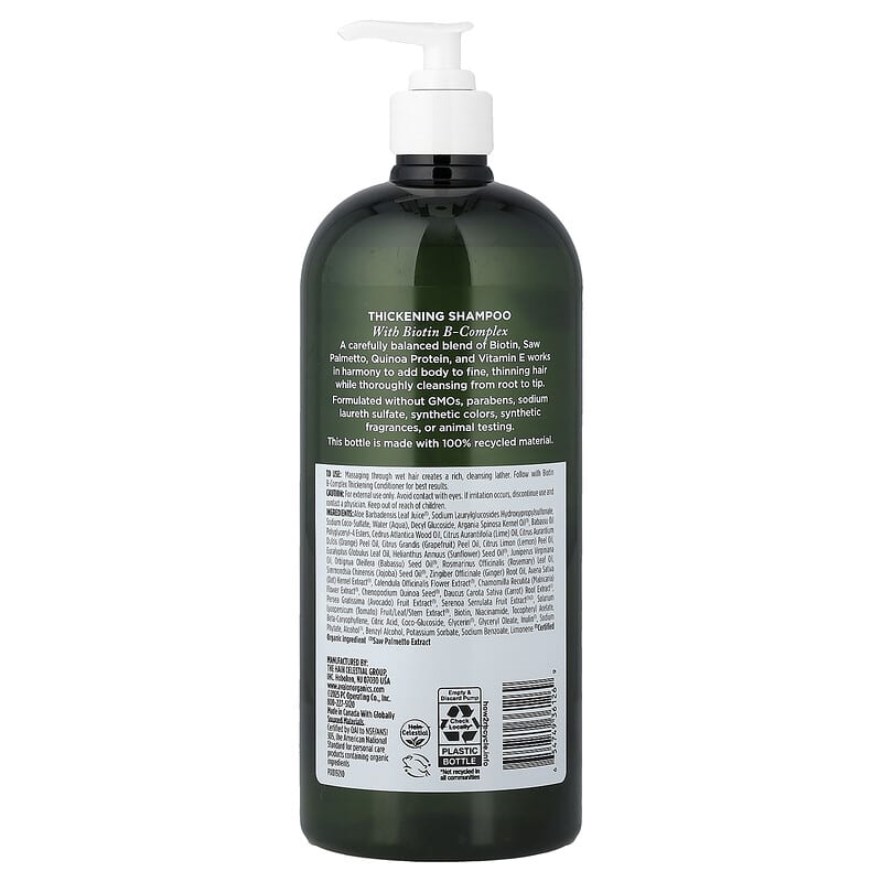 Thickening Shampoo, Biotin B-Complex, 32 fl oz (946 ml)