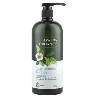 Avalon Organics, Champú, Para el tratamiento del cuero cabelludo, Árbol del té, 946 ml (32 oz. líq.)