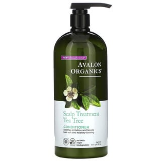 Avalon Organics, بلسم علاج فروة الرأس، شجرة الشاي، 32 أونصة (907 جم)