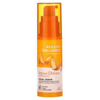 Avalon Organics, Intense Défense à la vitamine C, sérum visage, 1 fl oz (30 ml)