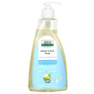 Aleva Naturals, Baby, Bottle & Dish Soap, Fragrance Free, 16.9 fl oz (500 ml)